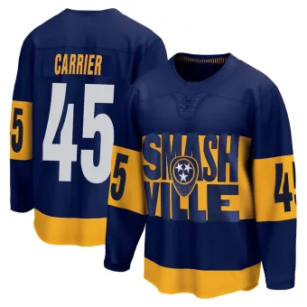 Youth Alexandre Carrier Nashville Predators 2022 Stadium Series Jersey - Navy Breakaway