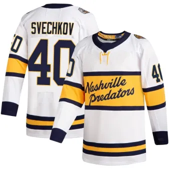 Youth Fedor Svechkov Nashville Predators 2020 Winter Classic Player Jersey - White Authentic