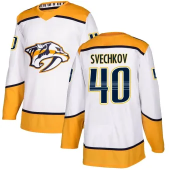 Youth Fedor Svechkov Nashville Predators Away Jersey - White Authentic