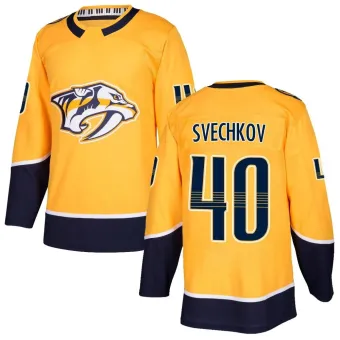 Youth Fedor Svechkov Nashville Predators Home Jersey - Gold Authentic