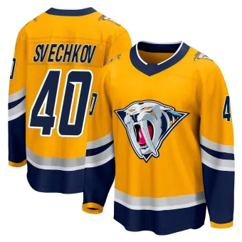 Youth Fedor Svechkov Nashville Predators Special Edition 2.0 Jersey - Yellow Breakaway