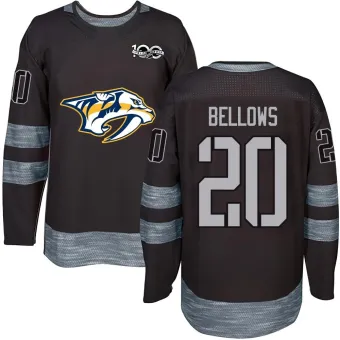 Youth Kieffer Bellows Nashville Predators 1917-2017 100th Anniversary Jersey - Black Authentic