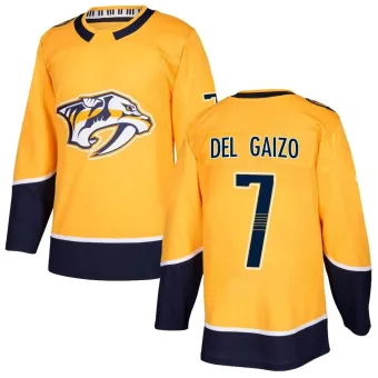 Youth Marc Del Gaizo Nashville Predators Home Jersey - Gold Authentic