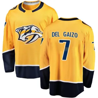 Youth Marc Del Gaizo Nashville Predators Home Jersey - Gold Breakaway