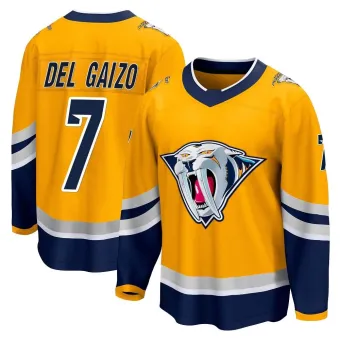 Youth Marc Del Gaizo Nashville Predators Special Edition 2.0 Jersey - Yellow Breakaway