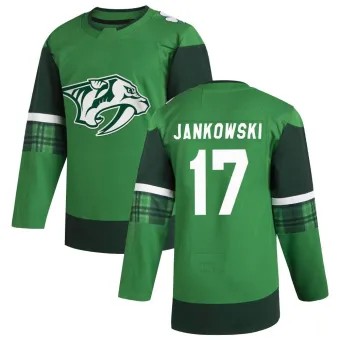 Mark Jankowski Nashville Predators Hispanic Heritage 2022 Black #17 Jersey  Warmup