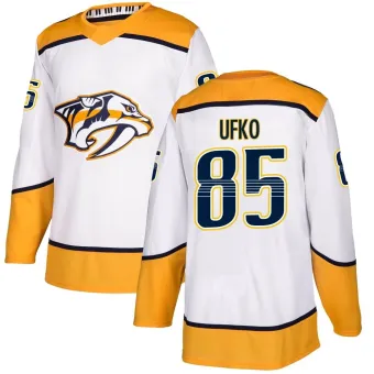 Youth Ryan Ufko Nashville Predators Away Jersey - White Authentic