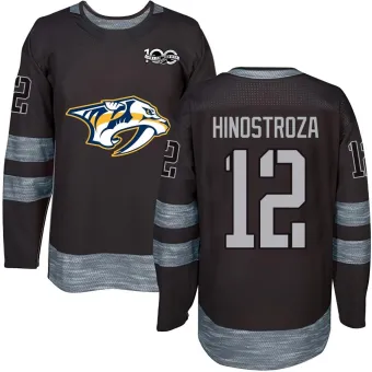 Youth Vinnie Hinostroza Nashville Predators 1917-2017 100th Anniversary Jersey - Black Authentic