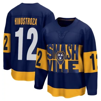 Youth Vinnie Hinostroza Nashville Predators 2022 Stadium Series Jersey - Navy Breakaway