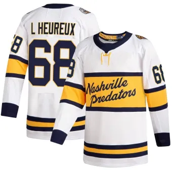 Youth Zachary L'Heureux Nashville Predators 2020 Winter Classic Player Jersey - White Authentic